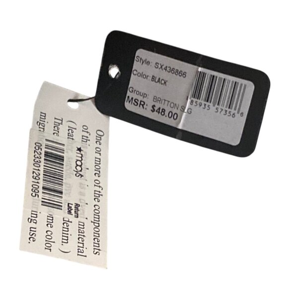 New Guess Black Logo Embossed Floral Wallet With ID Window Credit Card Slots - Picture 10 of 10